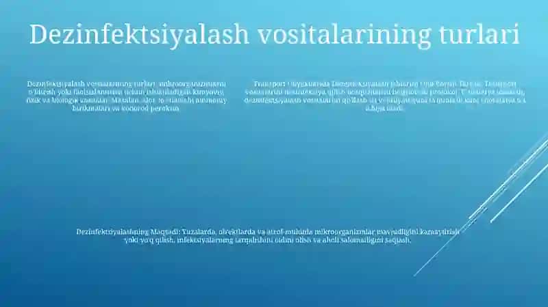 Transport Obyektlarida Dezenfeksiyalash Ishlarini Olib Borish Tartibi 4