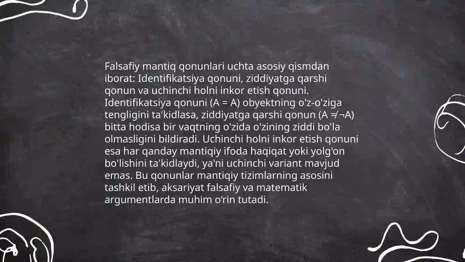Fan va mantiq. Mantiq qonunlarini falsafiy tafakkurdagi ahamiyati 4