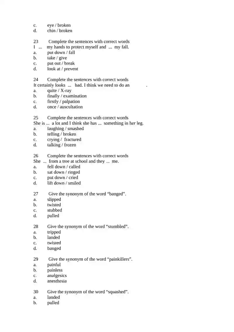 Types of Bone Fractures 4