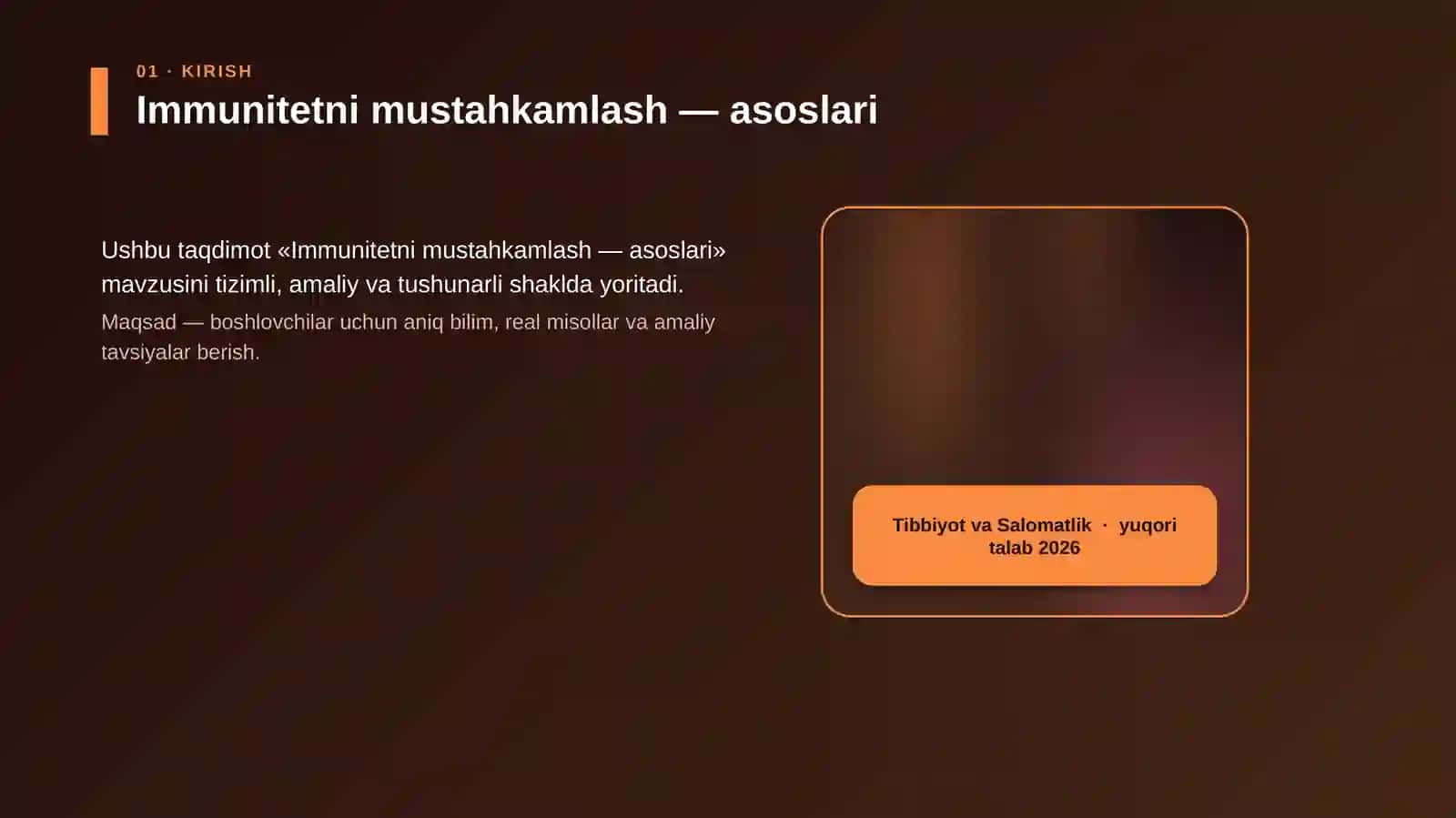 Immunitetni mustahkamlash — asoslari 4