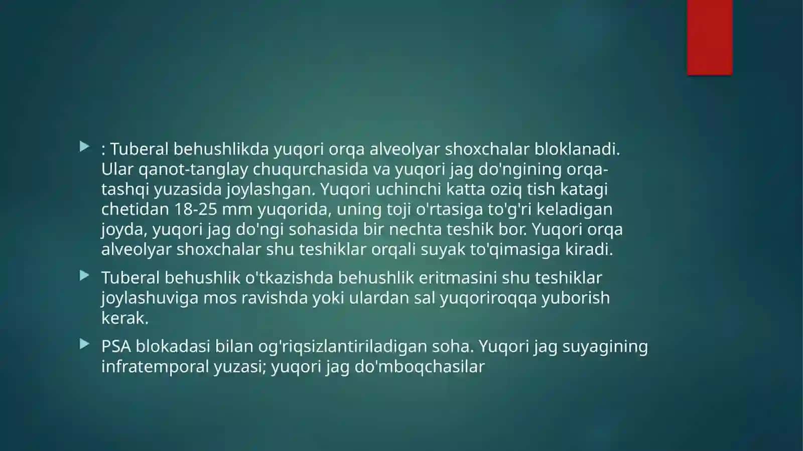Tuberal anesteziya 4