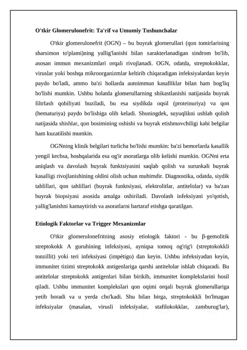 O'TKIR GLOMERULONEFRIT 4