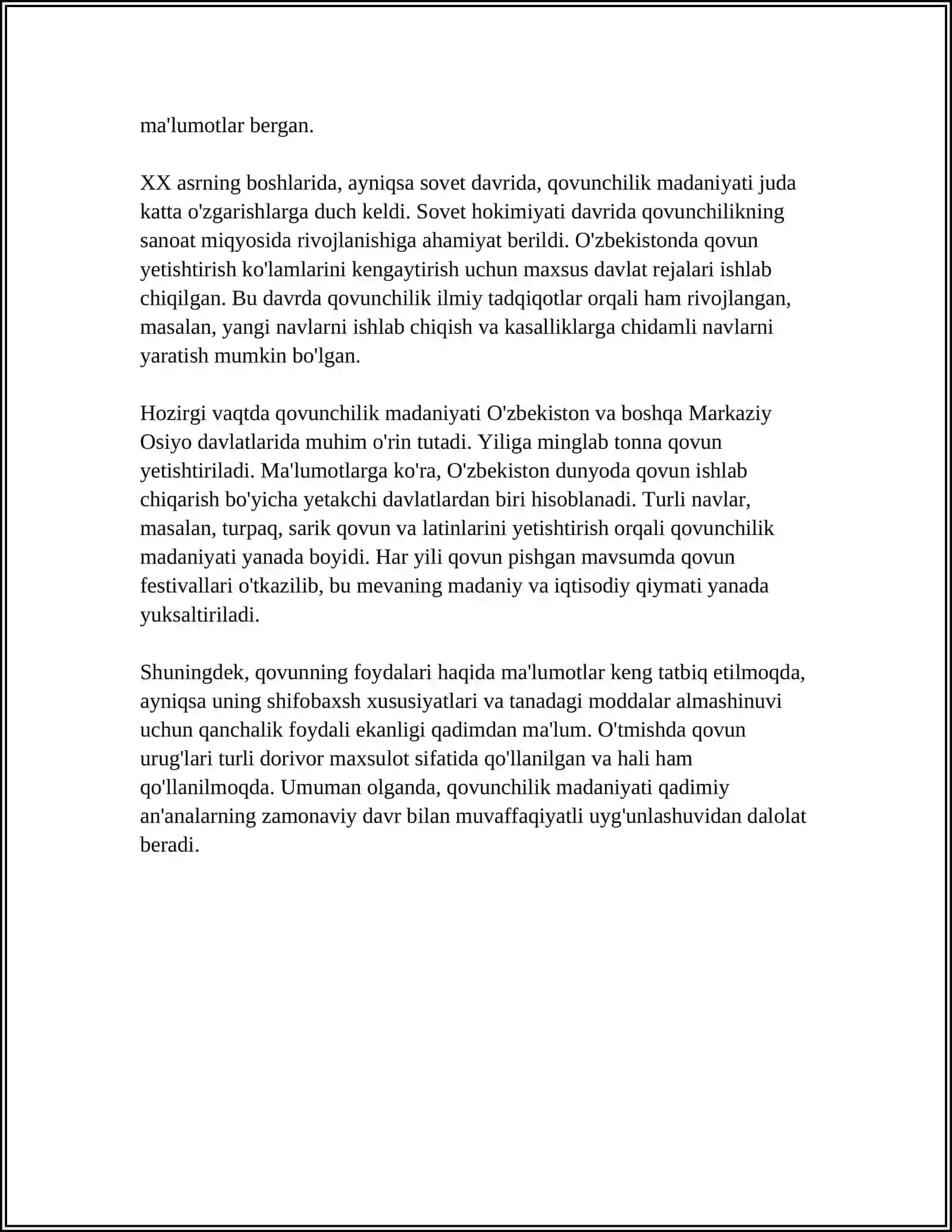 QOVUNCHI MADANIYATI 4