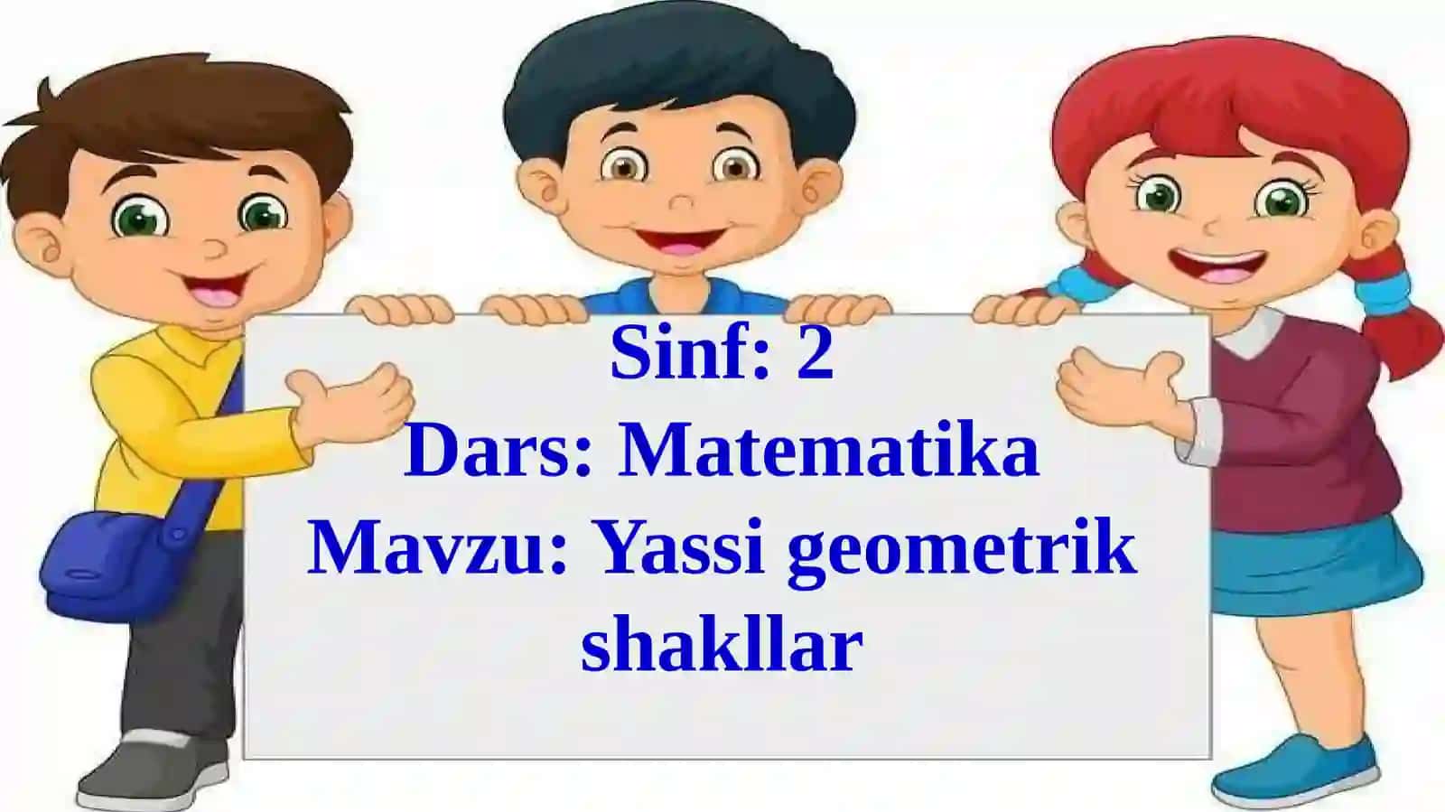 Yassi geometrik shakllar 4