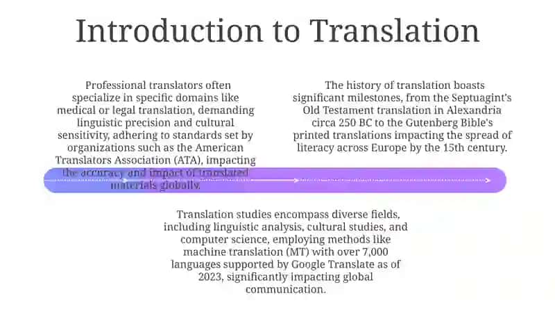 Applications of Translation 4
