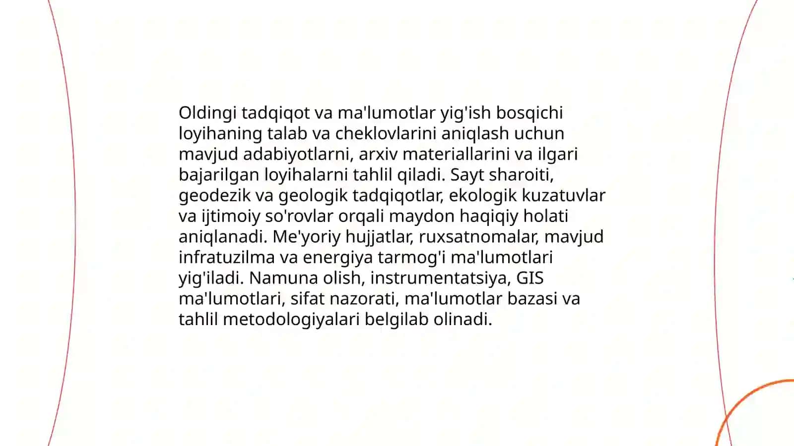 Loyihalash ishlari bosqichlari 4
