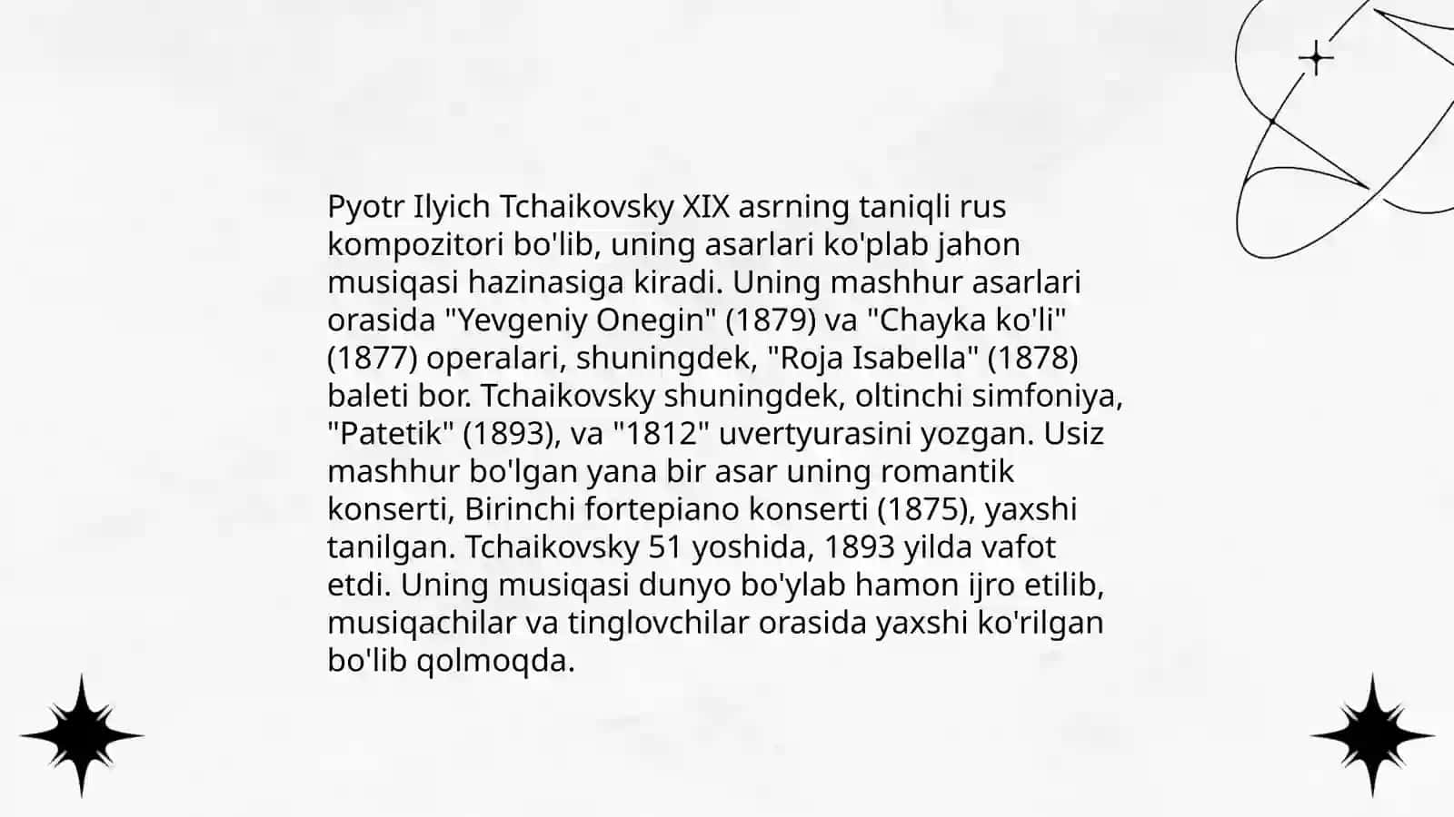 Tchaikovsky hayoti 4
