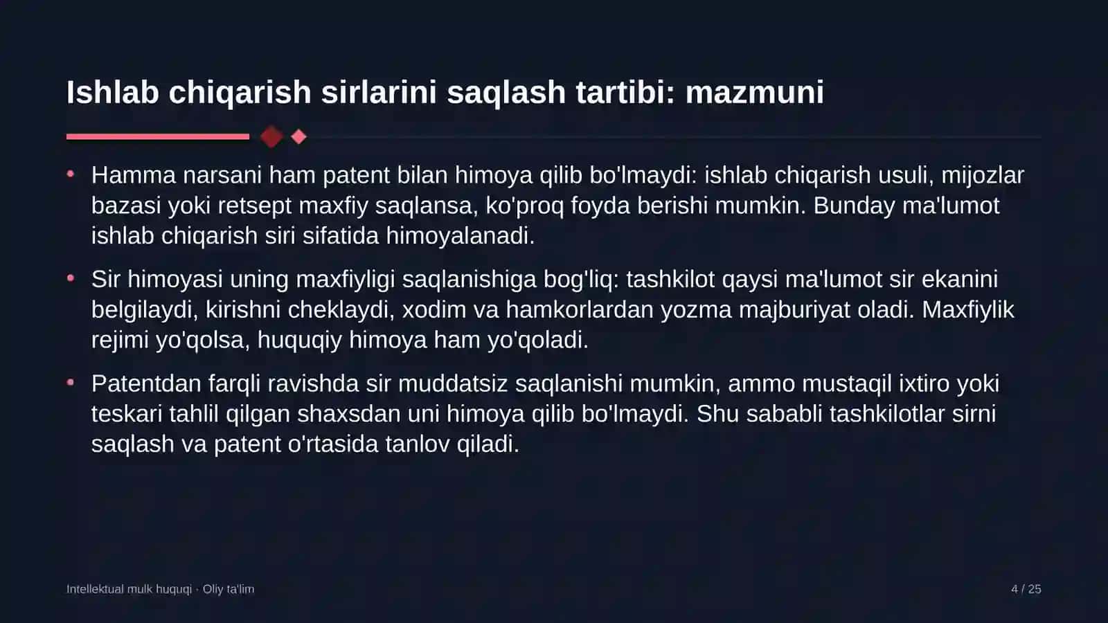 yilqichilikda ishlab chiqarish sirlarini saqlash tartibi 8728 4