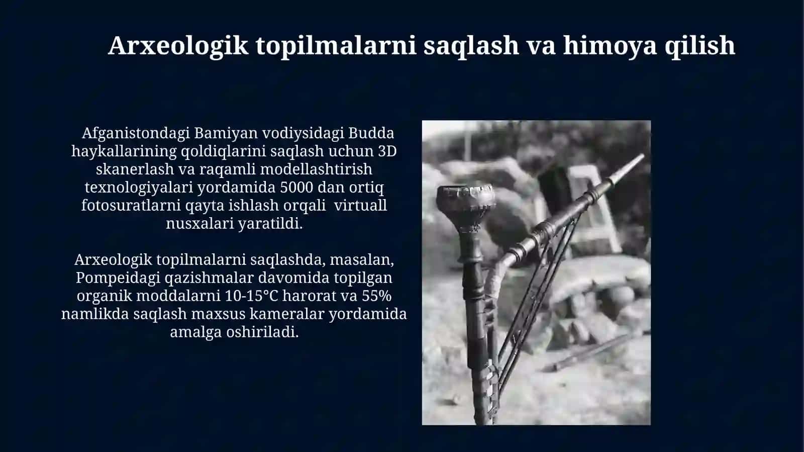 Arxeologiyada zamonaviy qurilmalardan foydalanish 4