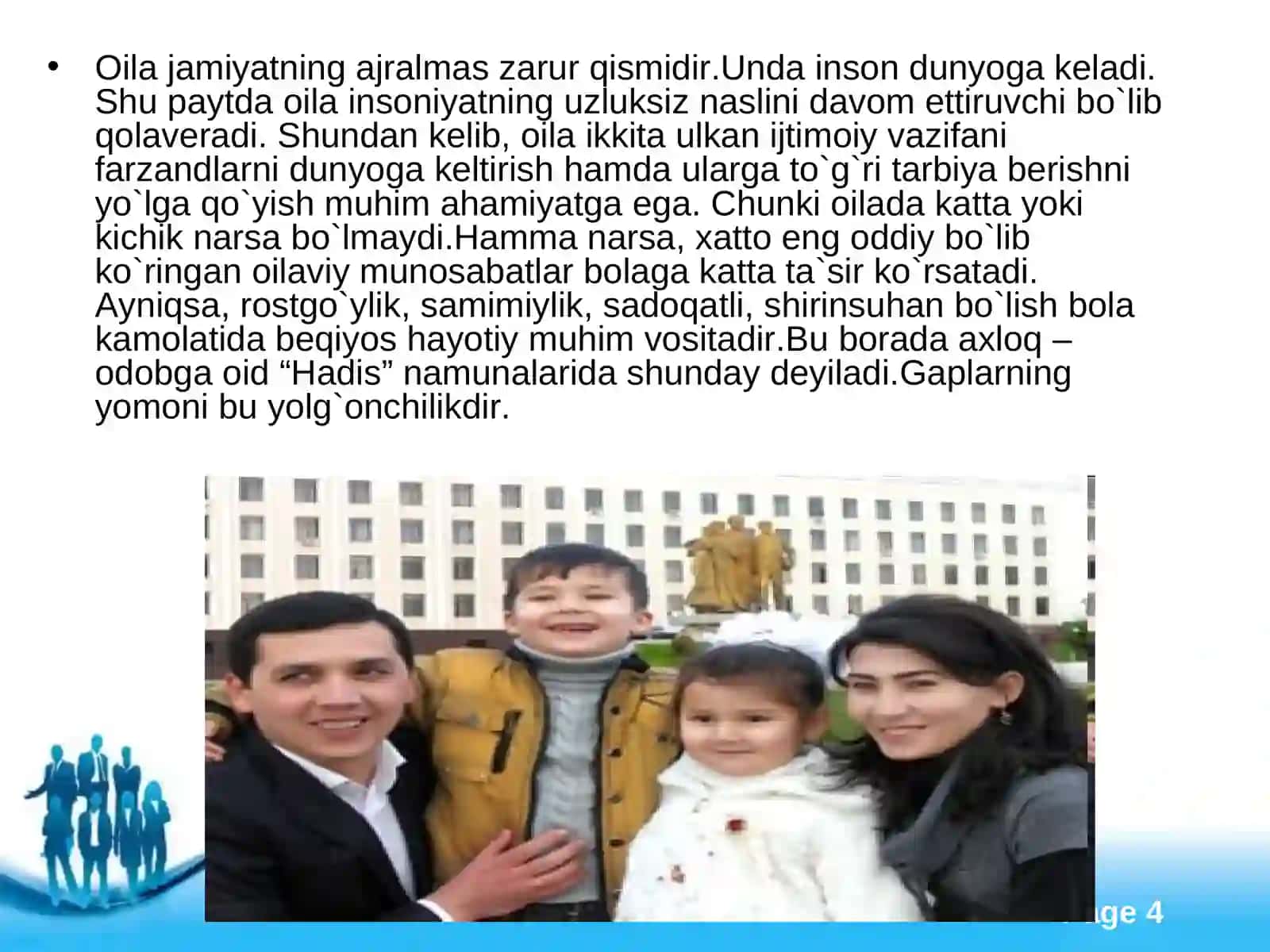 Oila va bolalar 4