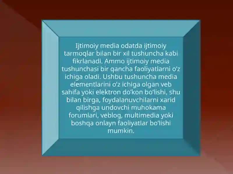 Ijtimoiy mediani baholash 4