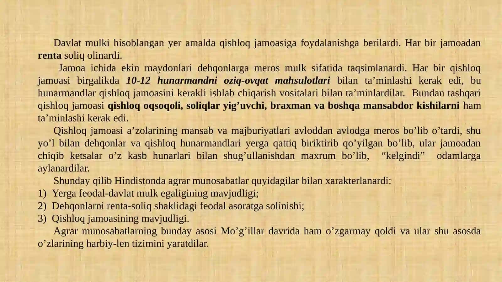 Hindiston yangi davrda: tarixiy rivojlanishning asosiy voqealari va jarayonlari 4