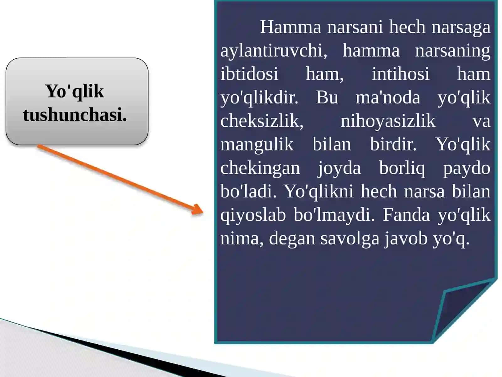 BORLIQ (ONTOLOGIYA) VA RIVOJLANISH (DIALEKTIKA) FALSAFASI 4
