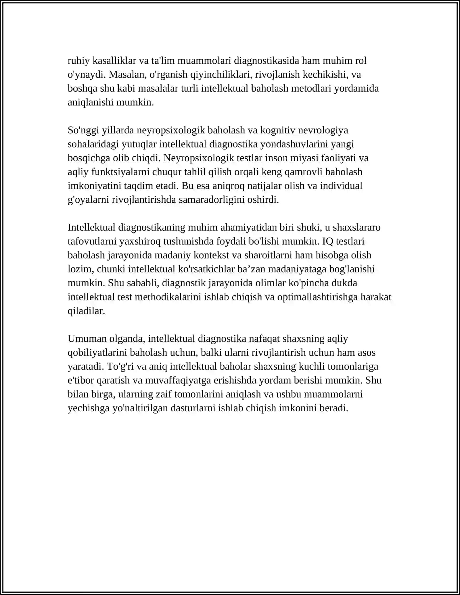 INTELLEKT DIAGNOSTIKASI 4