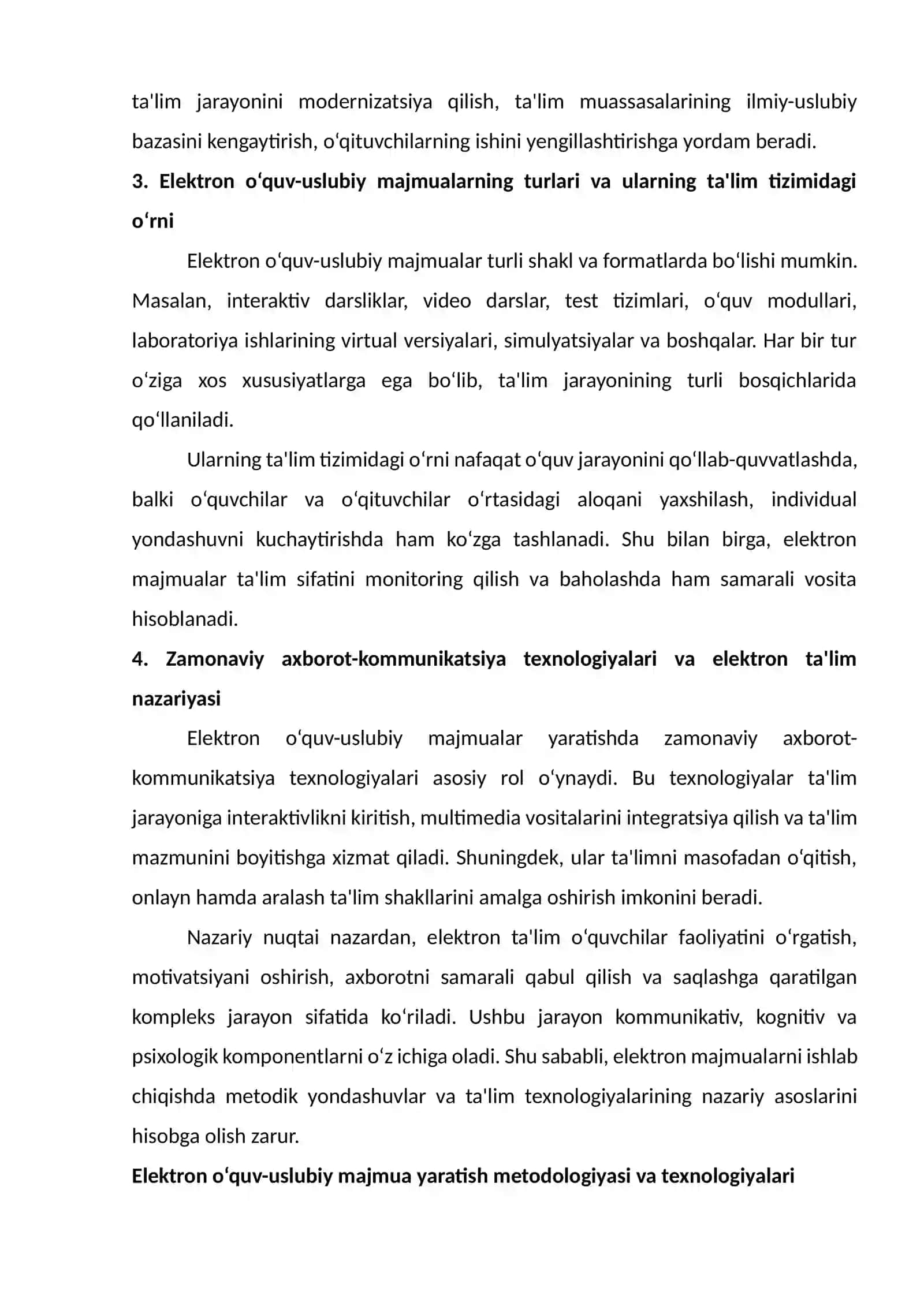 8-sinf Informatika va axborot texnologiyalari fanidan elektron o’quv-uslubiy majmua yaratish metodikasi 4
