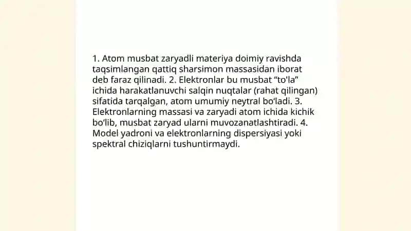 Atomni Tomson modeli 4