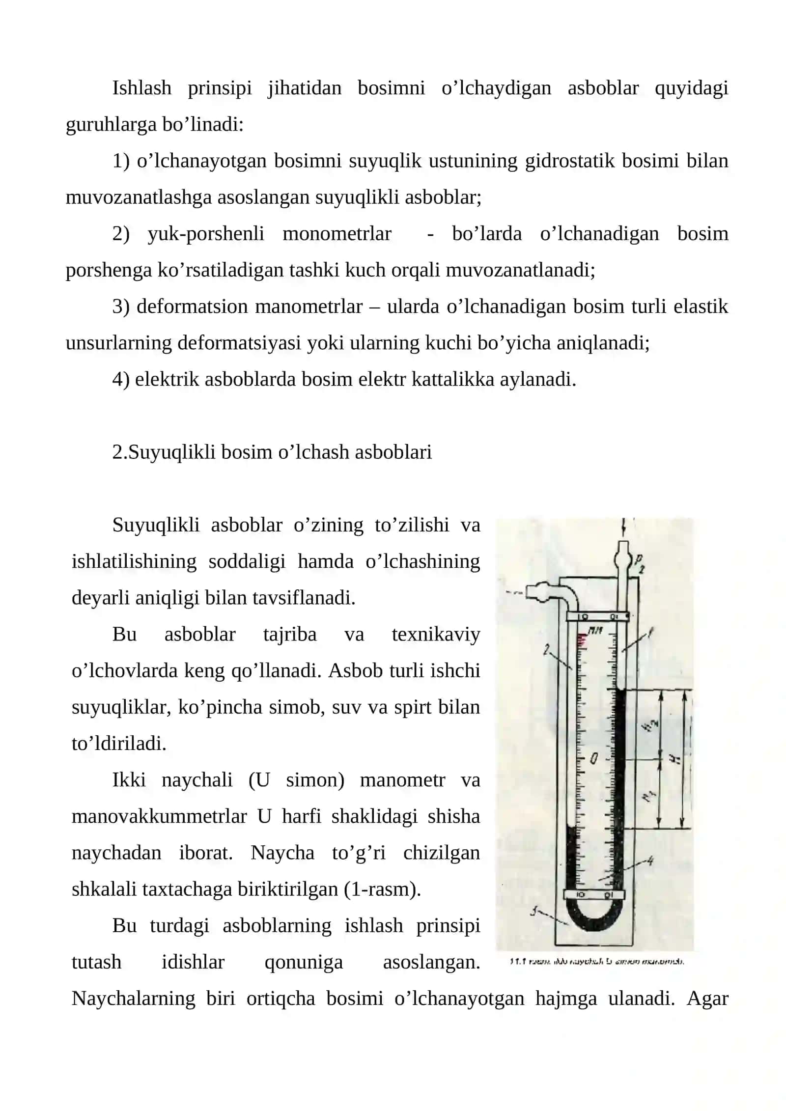 Bosim o’lchash asboblari 4