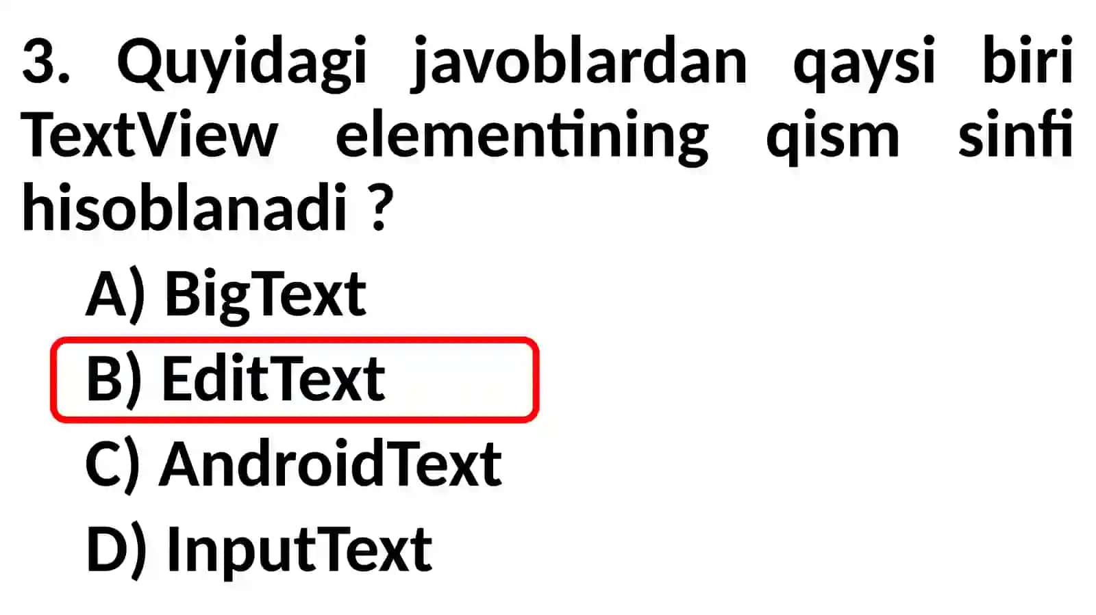 Androidilovada foydalanuvchi qrafik interfeysi 4