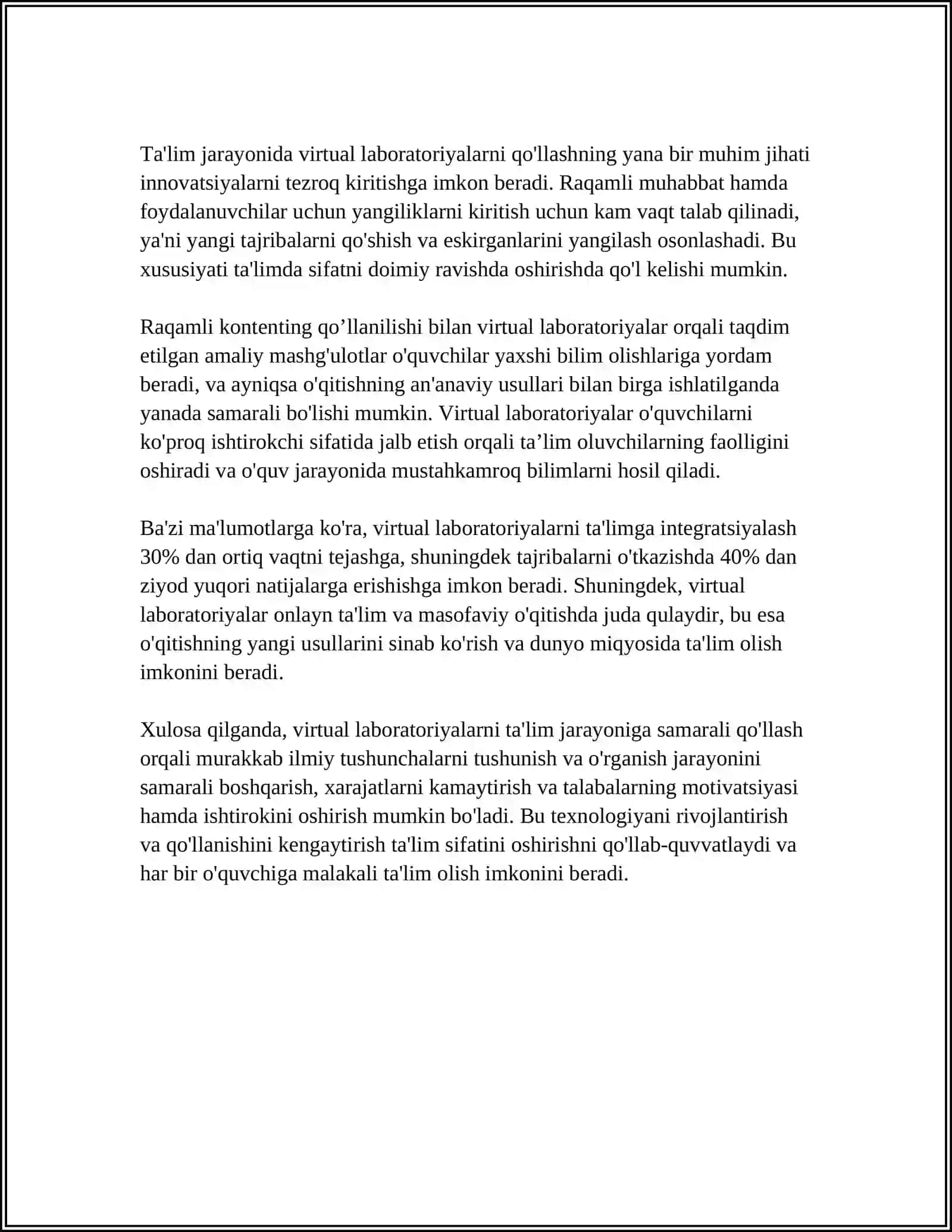 VIRTUAL LABORATORIYA VA RAQAMLI CONTENT 4