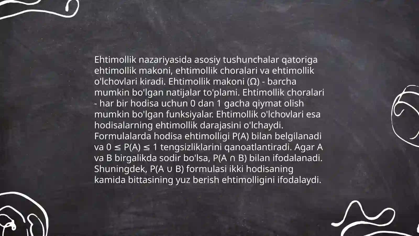 Tasodifiy hodisalar 4