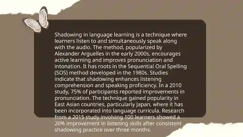 Shadowing technique 4