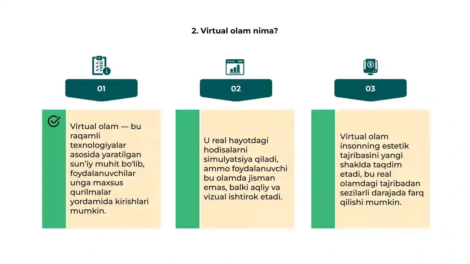 Olamni virtual va vizual estetik idrok etishning farqlari 4