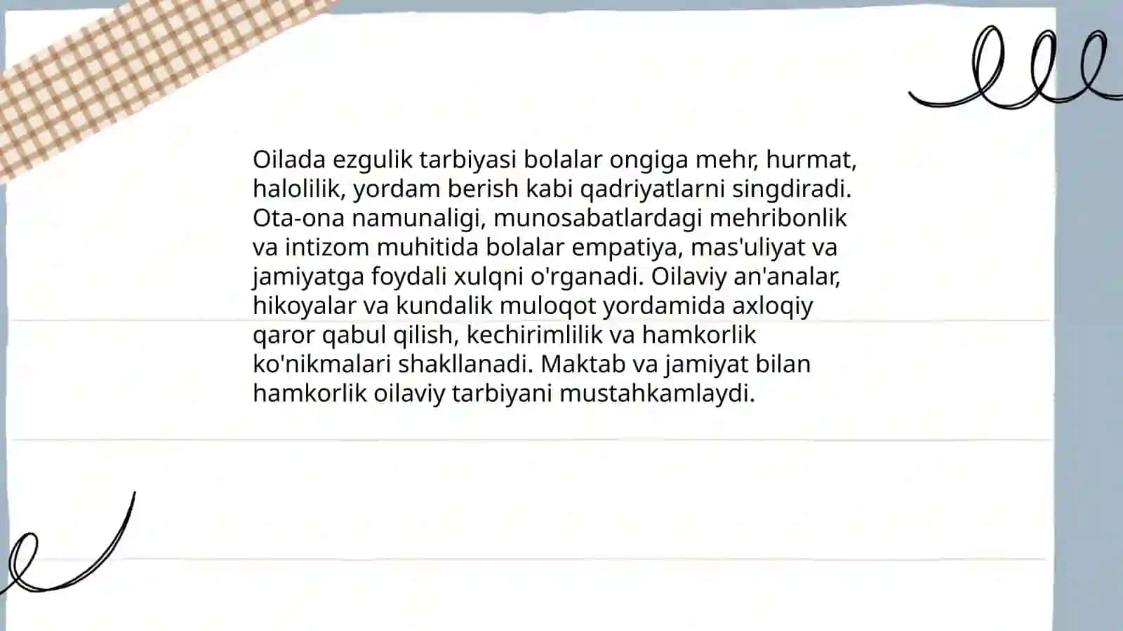 Ezgulikni ulugʻlash 4