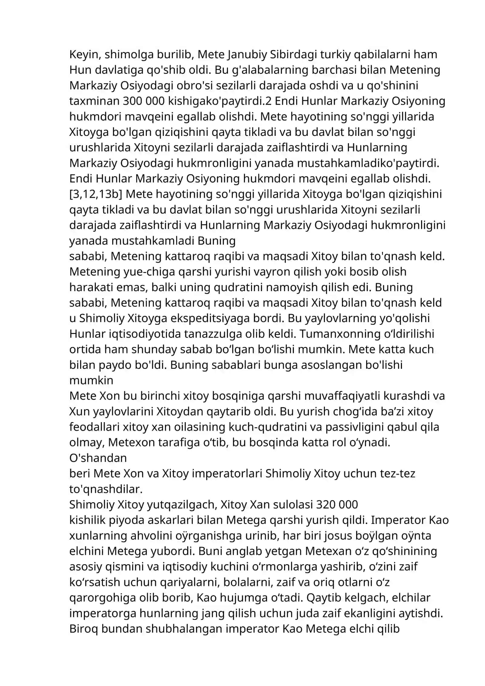 Metexonning Harbiy Yurishlari 4