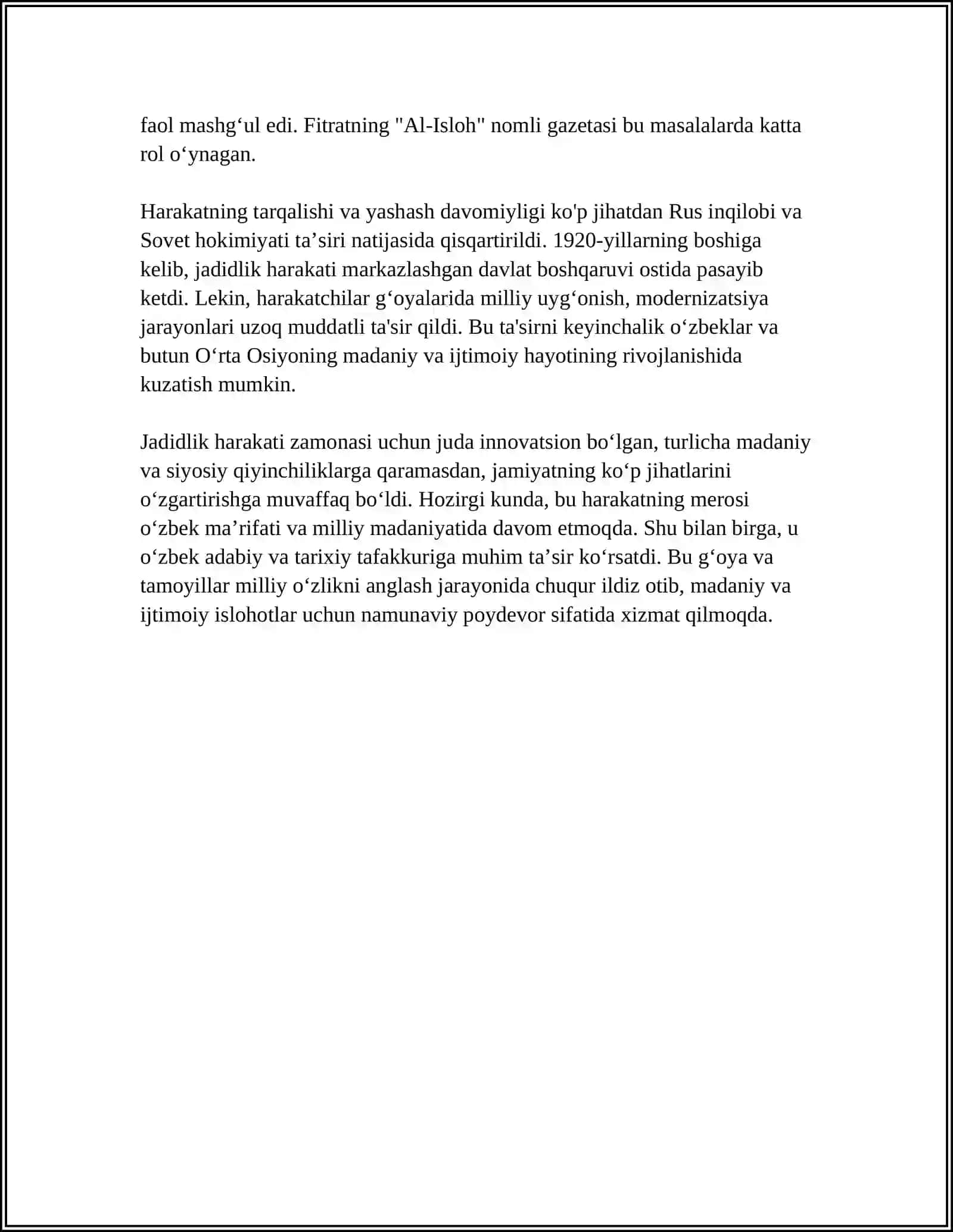Jadidlik Haqida 4