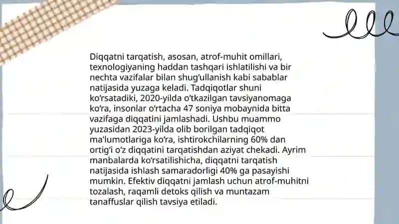 Diqqatning xususiyatlari 4