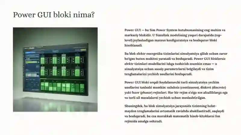 Sim Power System kutubxonasi 4