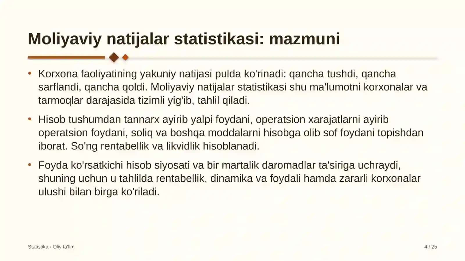 Teatr-studiyalarda moliyaviy natijalar statistikasi 4