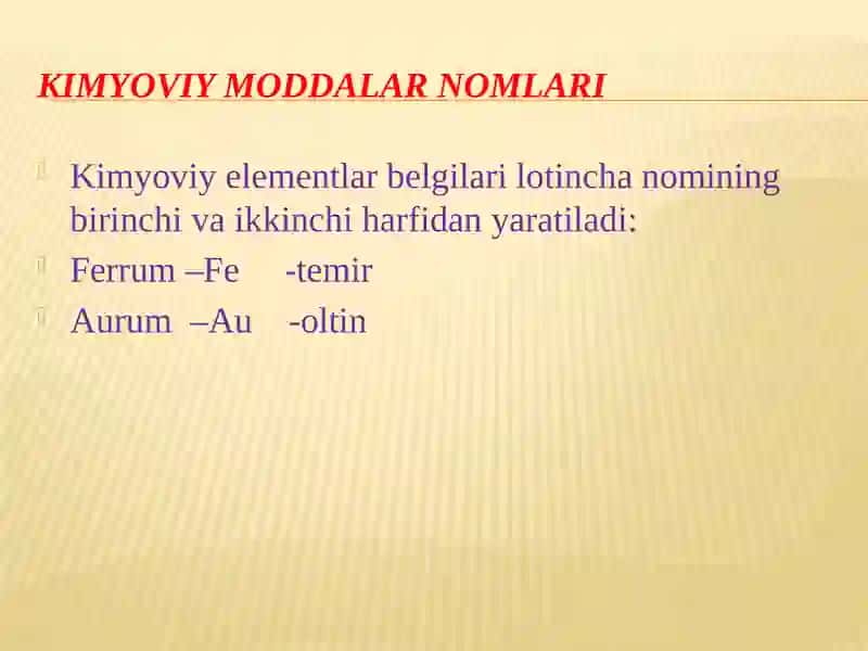 KIMYOVIY MODDALAR 4
