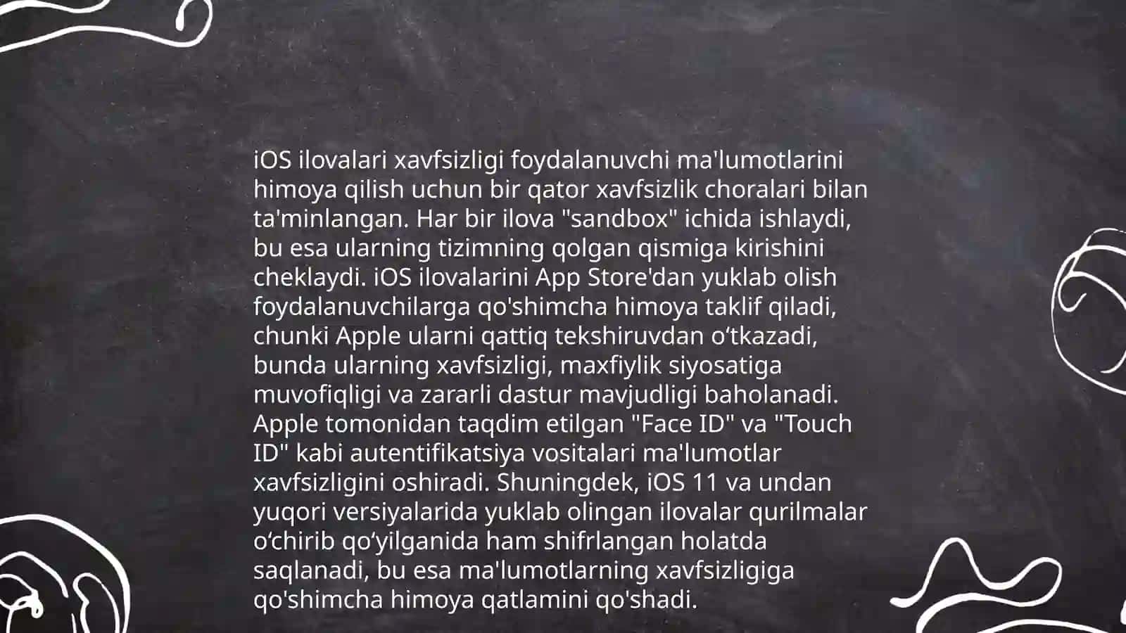 iOS mobil operatsion tizim 4
