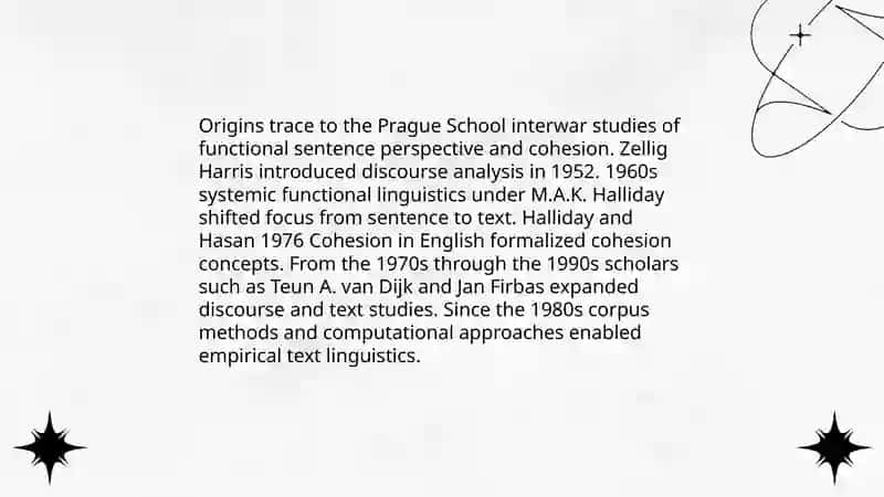 Text linguistics as a scientific discipline 4