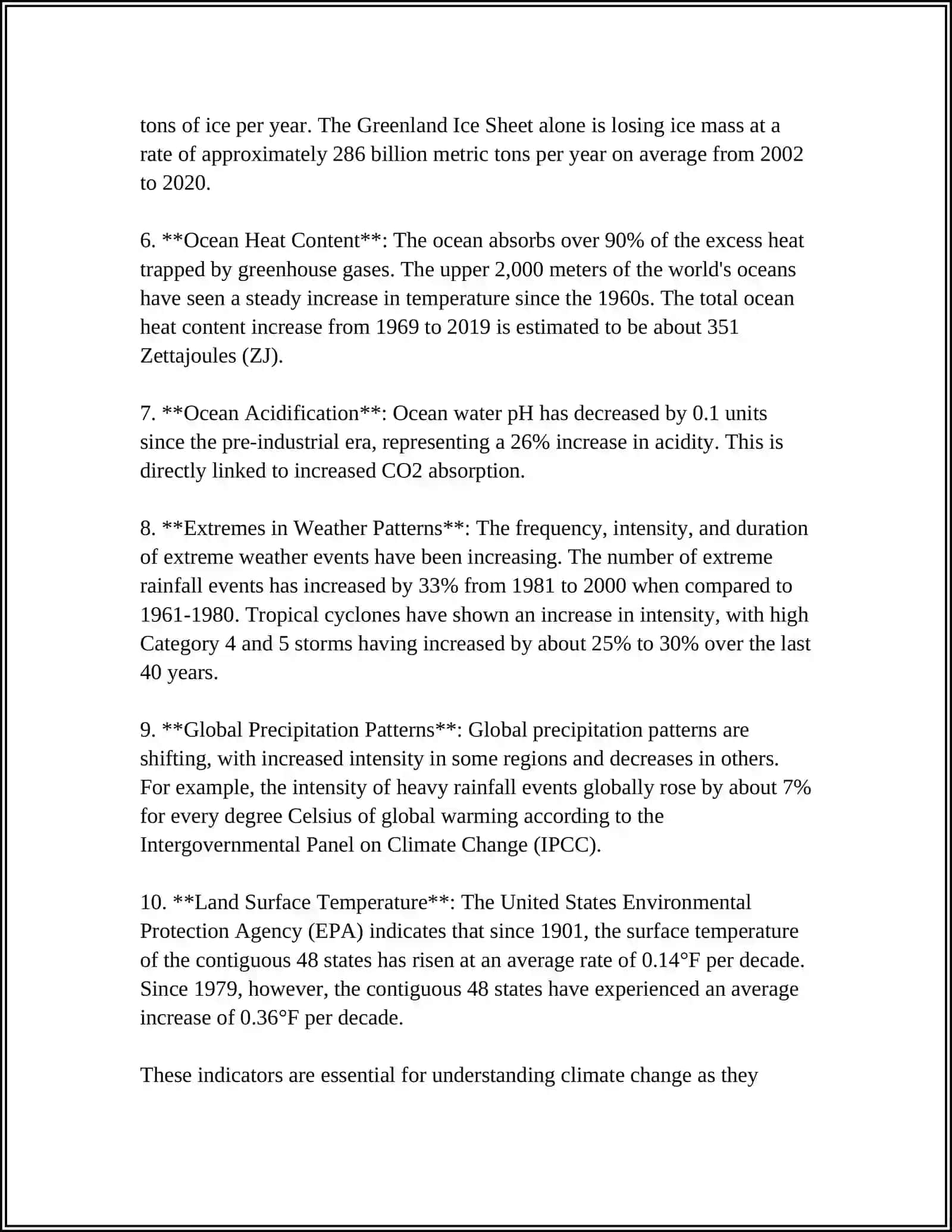 Climate Change Indicators 4
