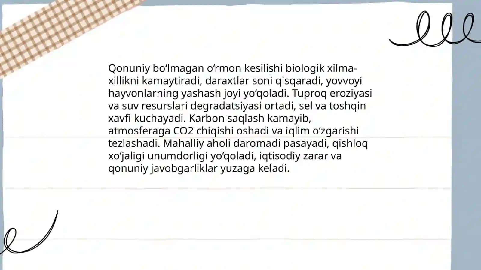 O’rmonlarning kesilishi 4