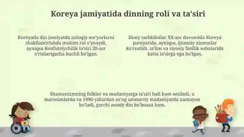 Koreya dini va eʼtiqodi davletova 4