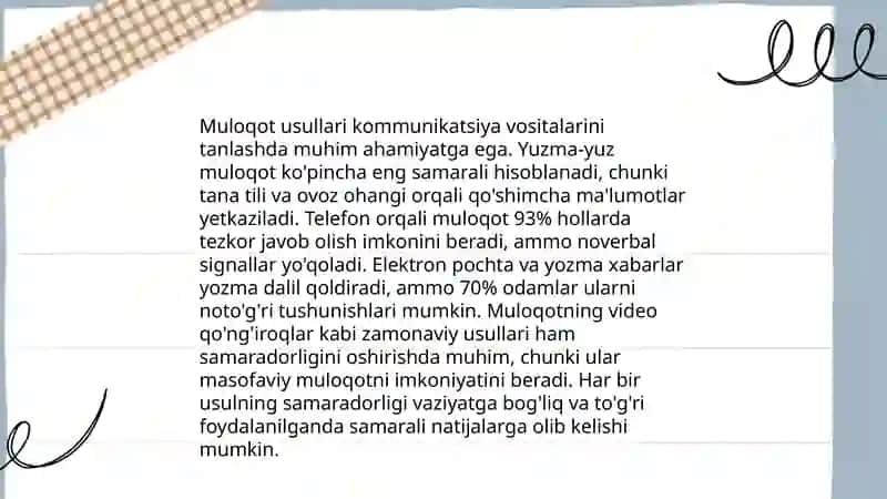Pedagogik faoliyatda muloqot 4