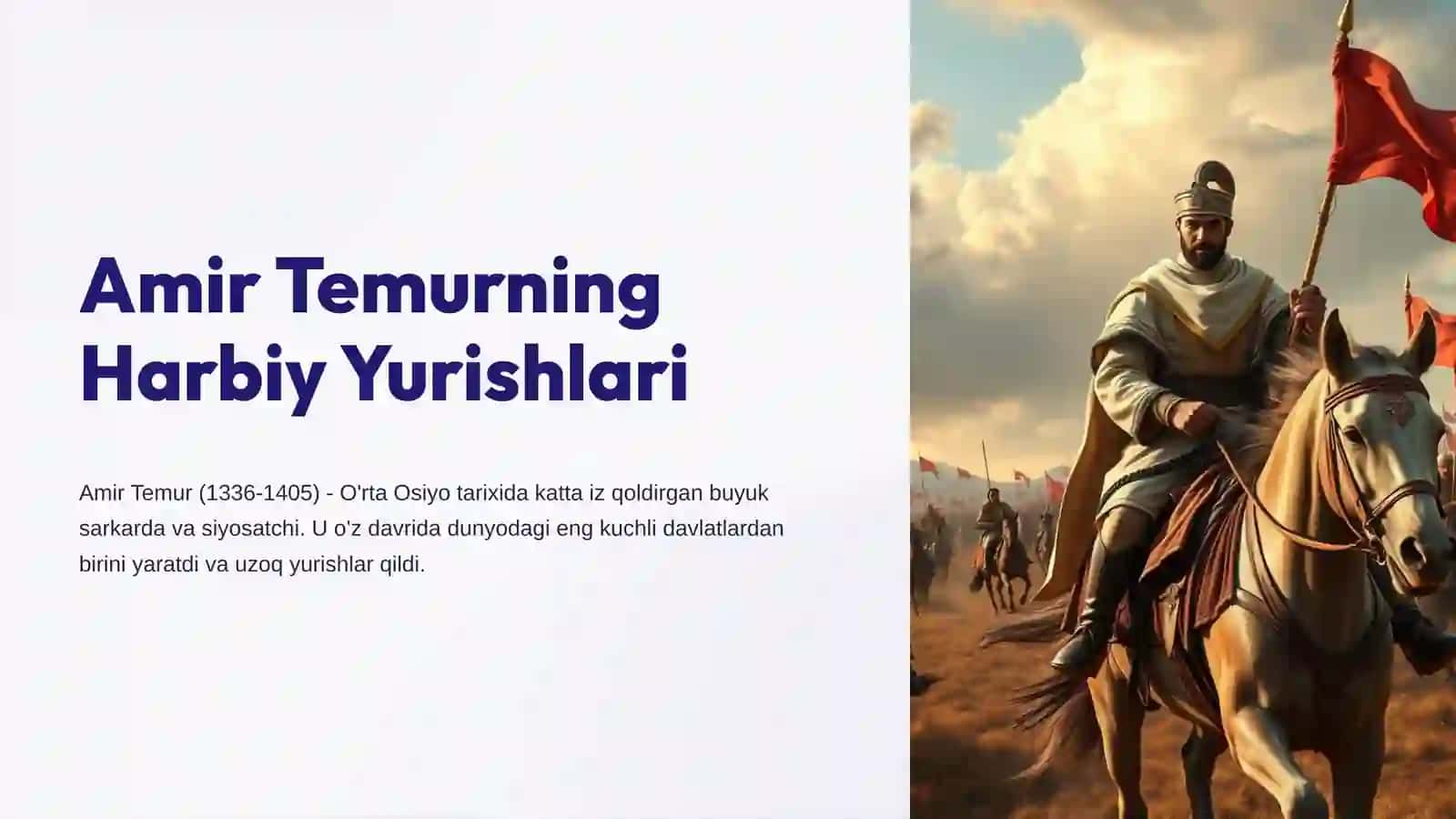 Amir Temurning Harbiy Yurishlari 4
