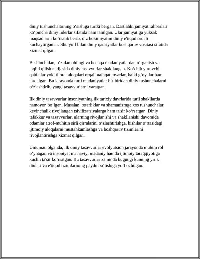 ILK DINIY TASAVVURLAR 4
