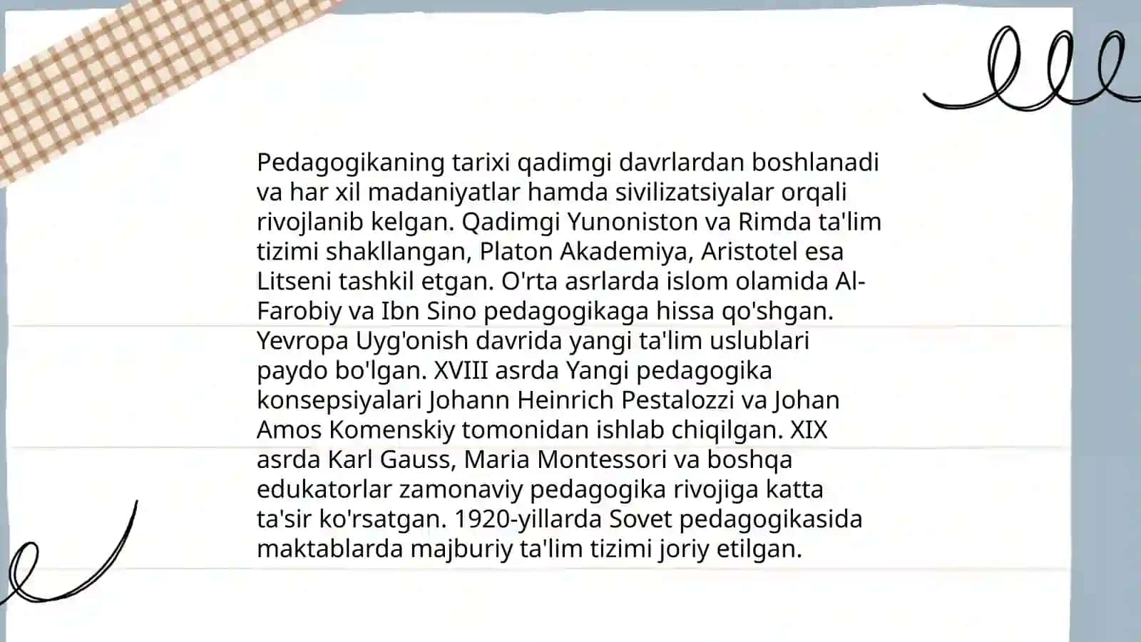 Pedagogika tushunchasi 4