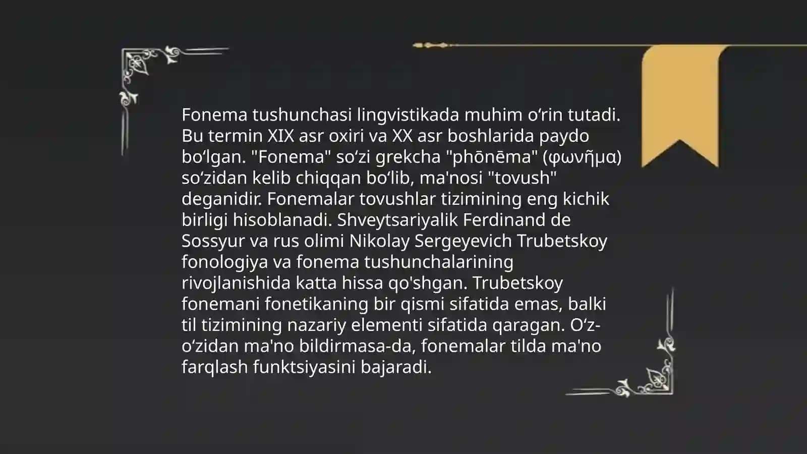 Tilning fonemalar tizimi 4