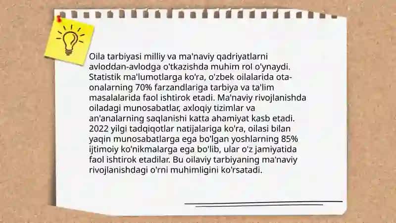Yuksak ma'naviyatli shaxsni shakllantirish haqida konseptual g'oyalari 4