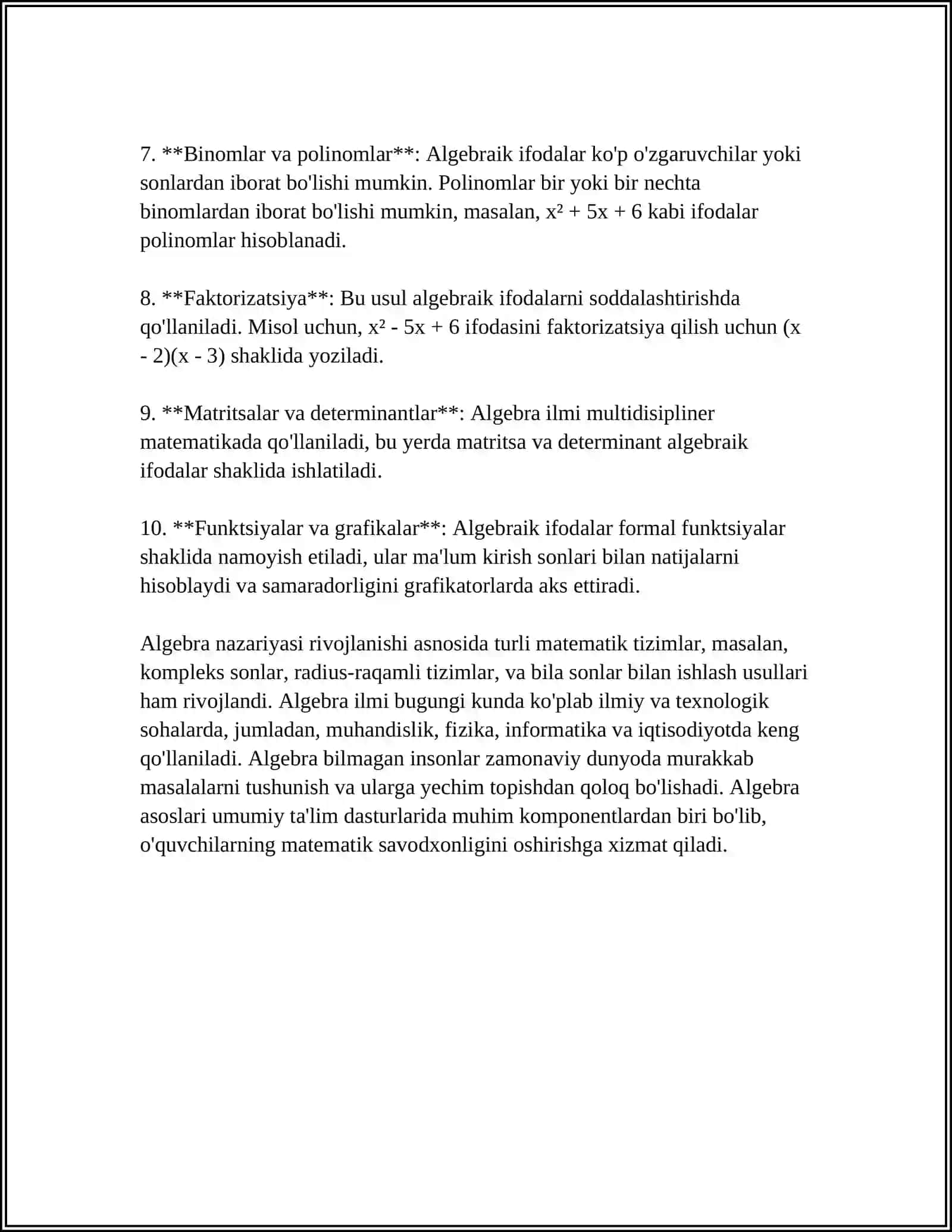 MATEMATIKA ETYUDLARI 4