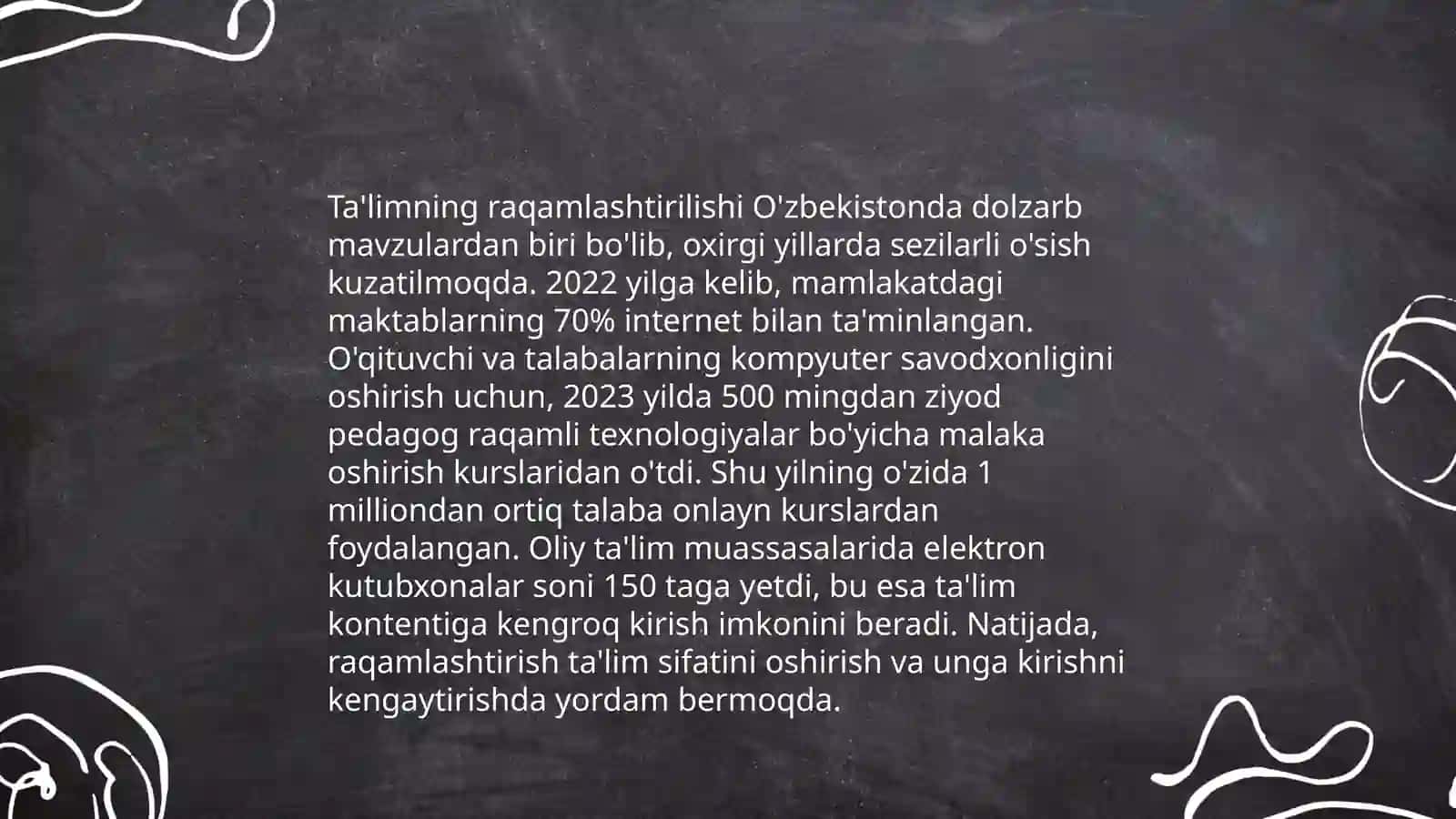 Yangi O'zbekistonda ta'lim tizimidagi islohotlar 4