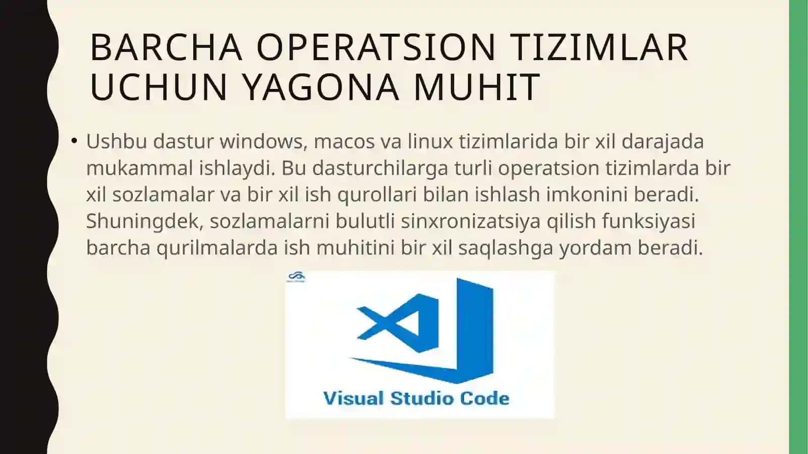 WEB-saytyaratishda Visual Studio Code dasturining qulayliklari 4