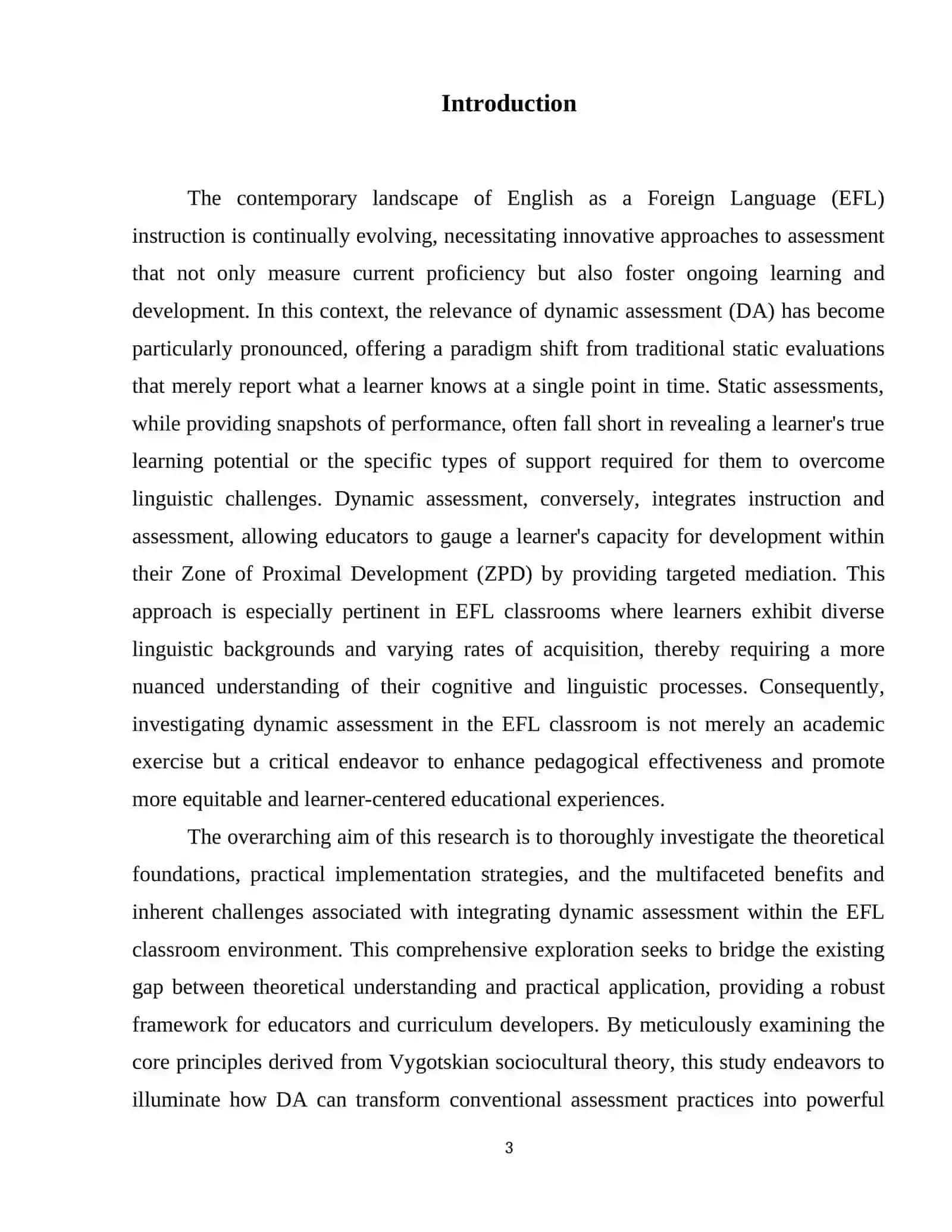 Dynamic assessment in the EFL classroom 4