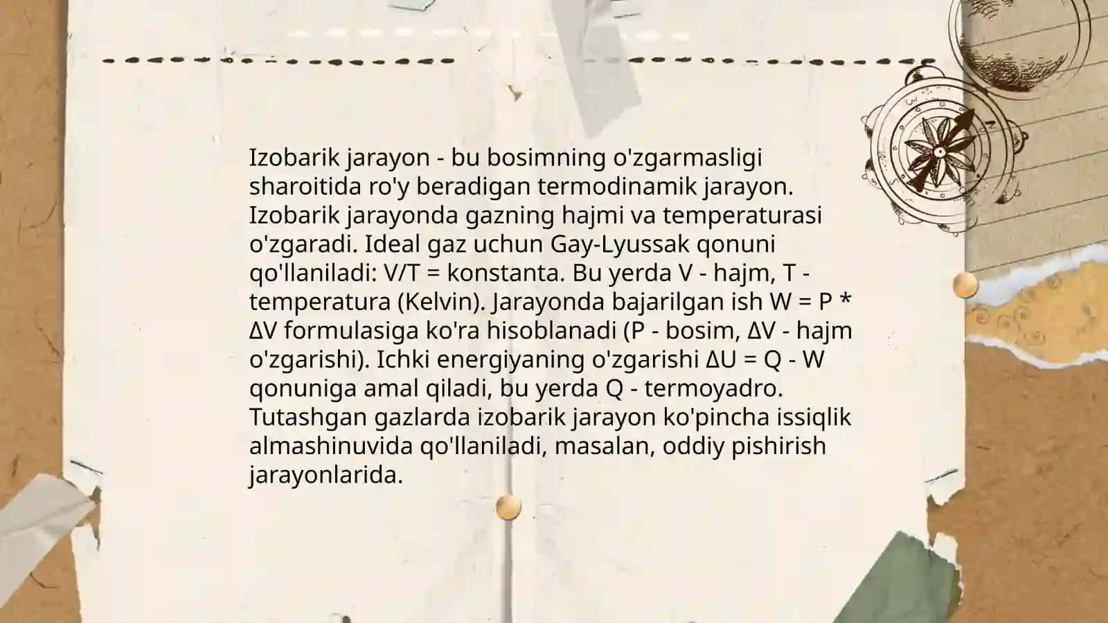 Izobarik jarayon 4