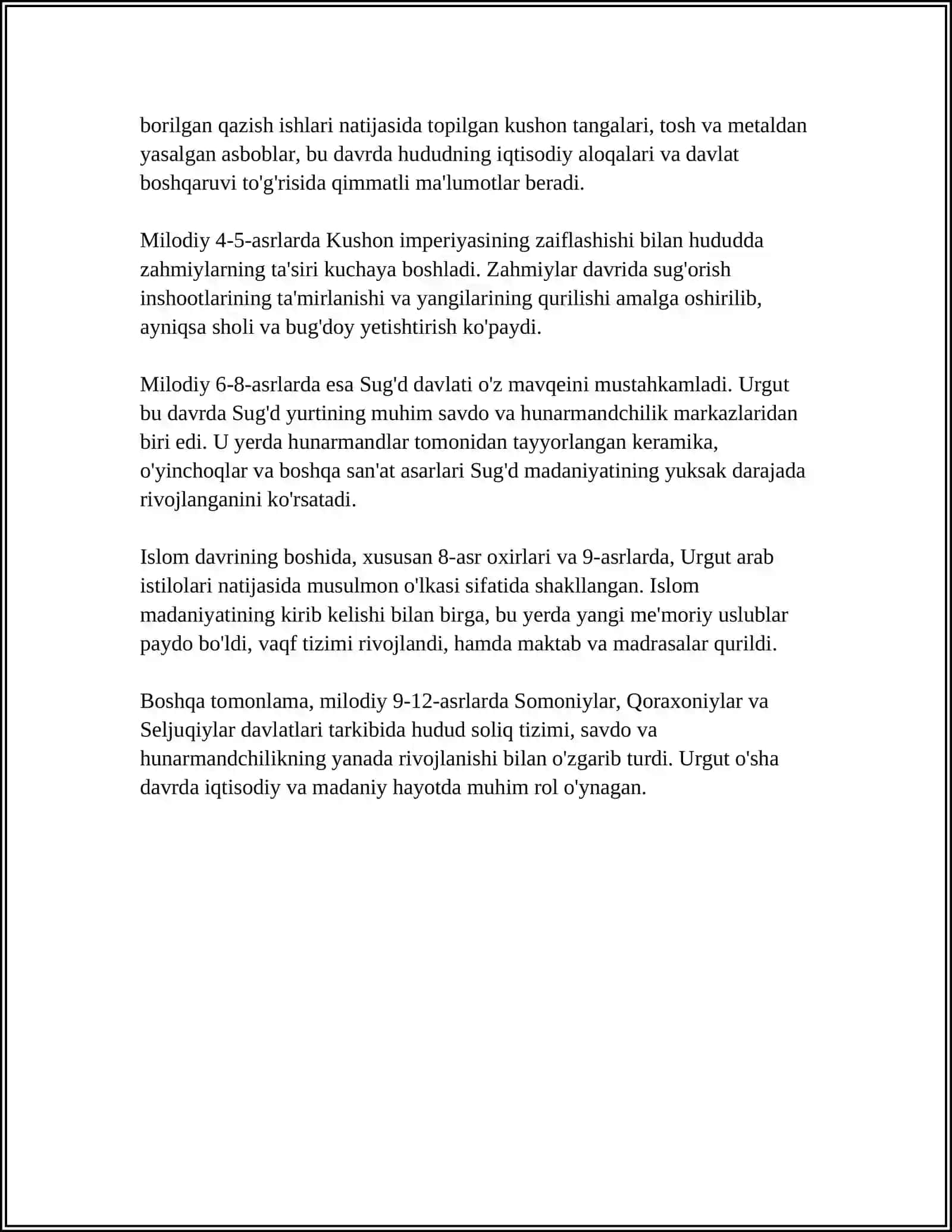 URGUT TARIXI 4